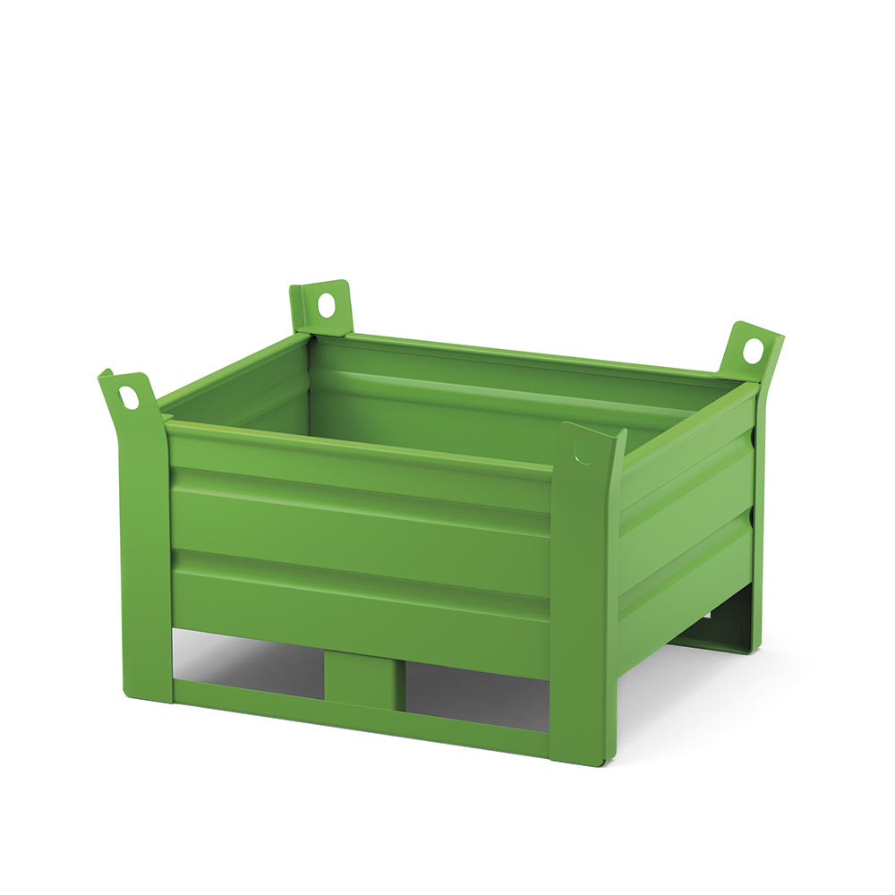 contenitori in lamiera pesanti ad altezza ridotta